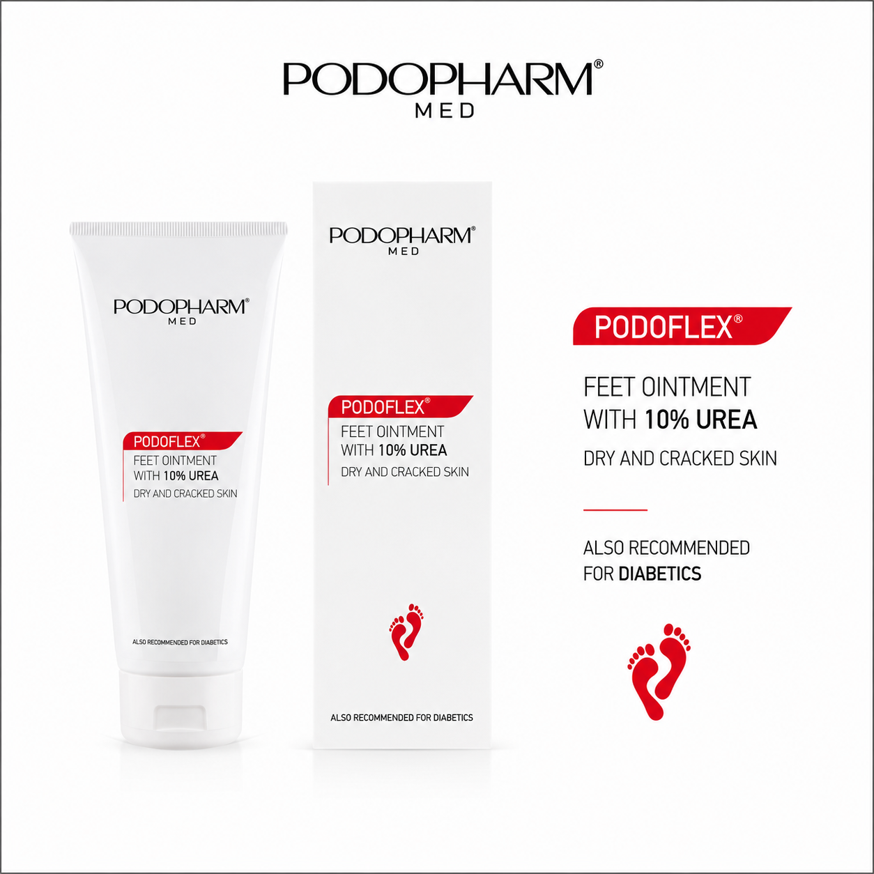 Voetcrème met 10% ureum (pm05)