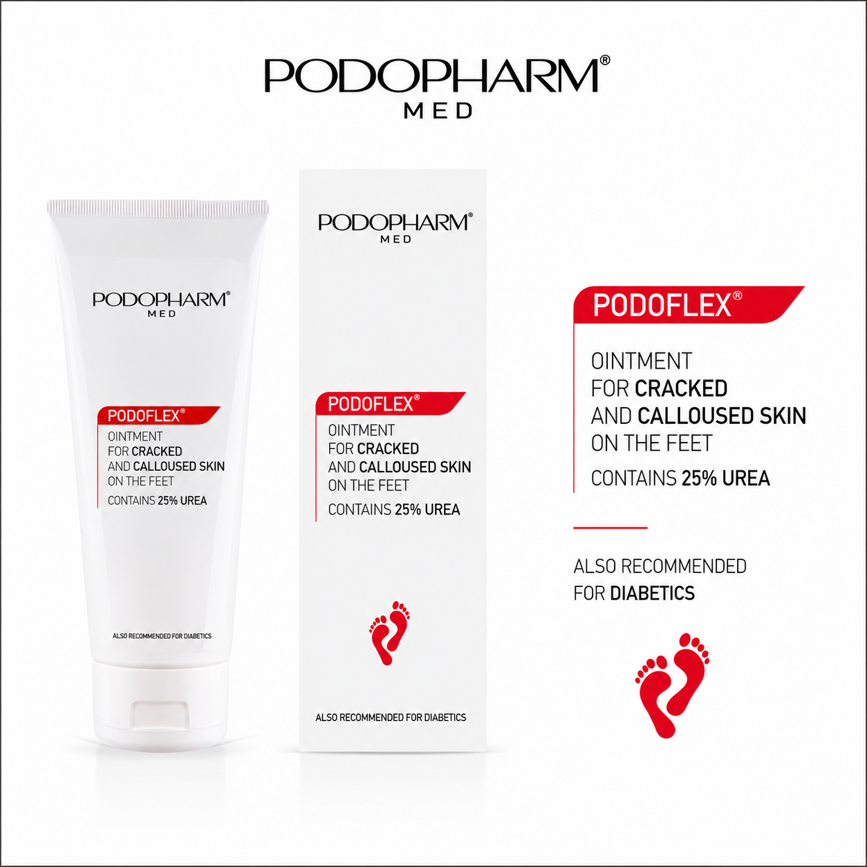 Voetcreme met 25% ureum (pm19)